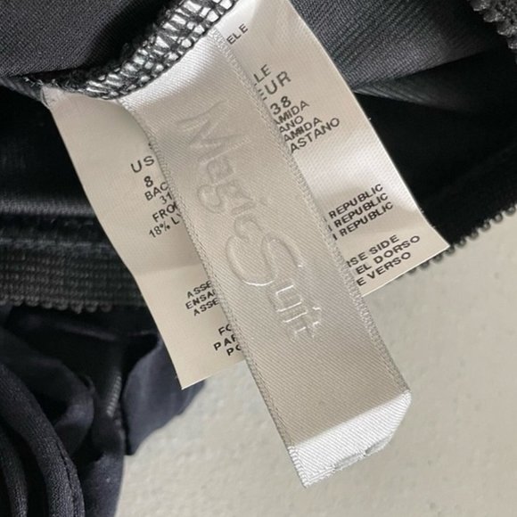 Magicsuit by Miraclesuit Black Giselle Tummy Control One Piece Swimsuit NWOT - Picture 5 of 12